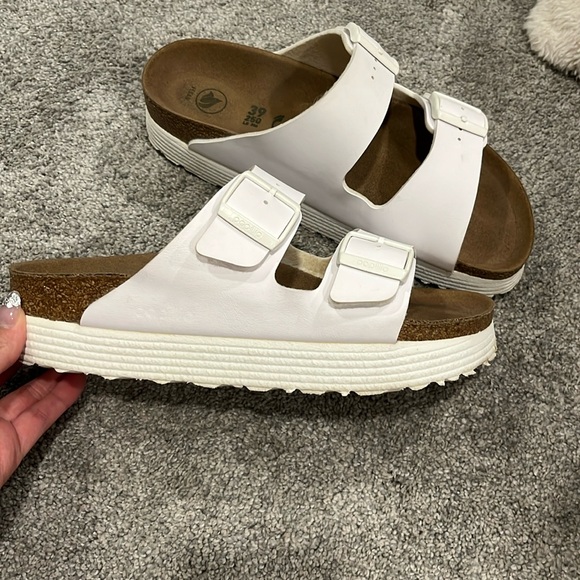 Birkenstock Shoes - Platform white Birkenstock